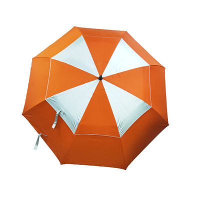 27" Windproof Straight Promotion Golf Umbrellas For Advertising