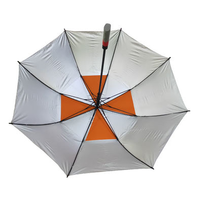 27" Windproof Straight Promotion Golf Umbrellas For Advertising