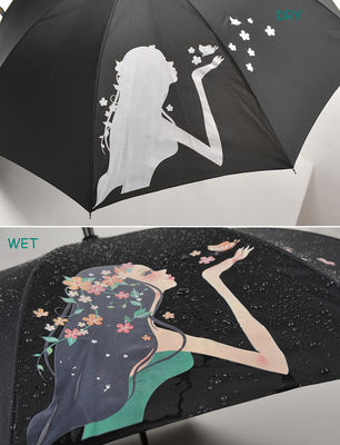 Unique Design Custom Colour Changing Umbrella With Customize Printings