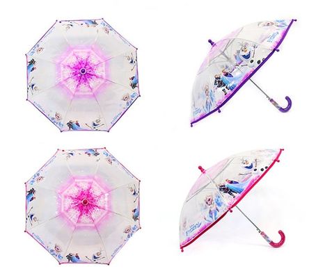 Disney Printing POE Kids Compact Umbrella With J Handle