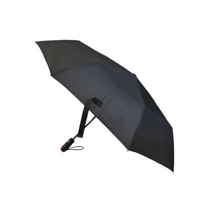 102cm Adult 190T pongee 3 Folding Umbrella For Travel