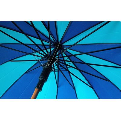 PAHS Automatic Open Wooden Handle Large Golf Umbrella Windproof