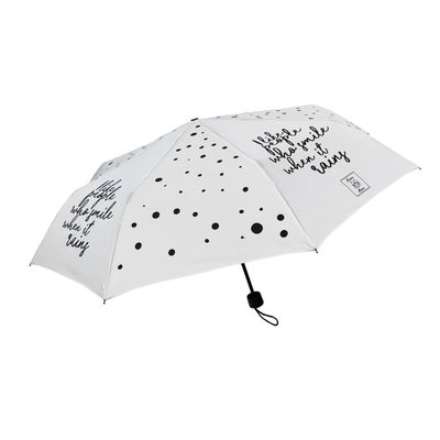 8 Ribs Auto Open Close Mini Folding Umbrella Digital Printing With Shopping Bag