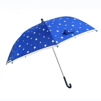 Compact Windproof Pongee Fabric Straight Umbrella Length 93.5cm