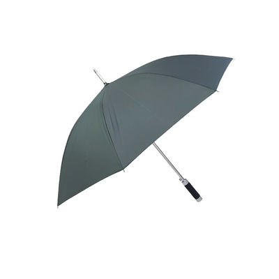 Auto Open Pongee 190T Windproof Golf Umbrellas With Straight Handle