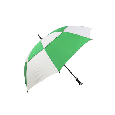 Plastic Handle Windproof Golf Umbrellas BSCI For Promotional Events