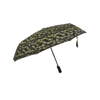 Digital Printed 21 Inch Pongee Windproof Folding Umbrella For Ladies