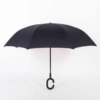 Double Layer Reverse Inverted Umbrella Pongee Fabric BSCI Approved