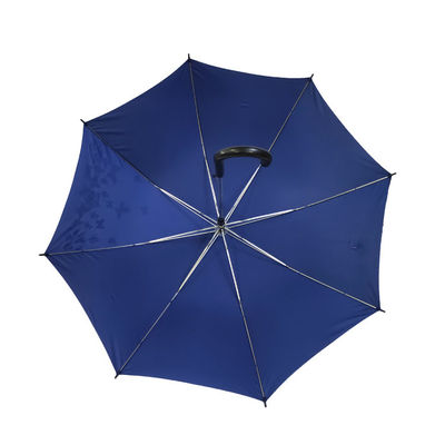 Auto Open 23 Inches Metal Ribs Straight Umbrellas Creative Color Change