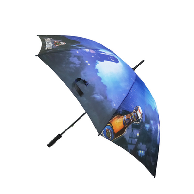 68 62 58in Manual Open Pongee Fabric Straight Handle Umbrella