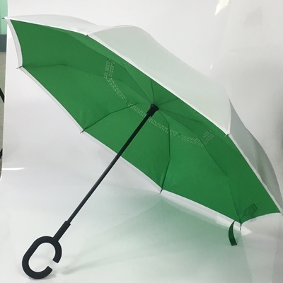 AZO Free Double Layer 190T Polyester Reverse Close Umbrella