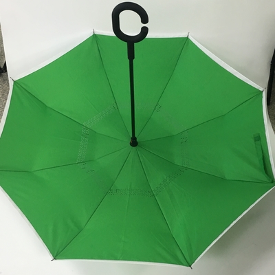 AZO Free Double Layer 190T Polyester Reverse Close Umbrella