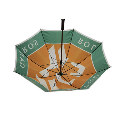 Custom Logo Pongee Fabric Straight Handle Umbrella TUV Approval