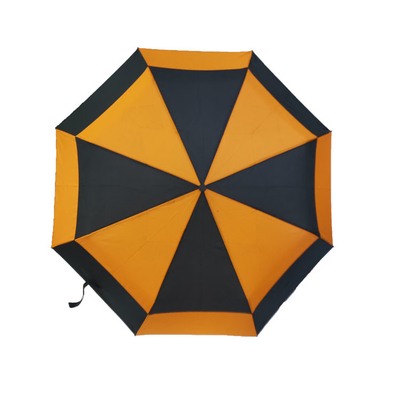 Printed Windproof UV Protection Pongee Double Canopy Umbrella