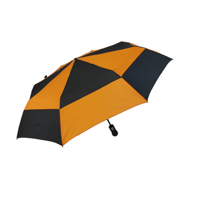 Printed Windproof UV Protection Pongee Double Canopy Umbrella