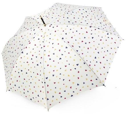 Diameter 105CM Pongee Long Rain Umbrella For Ladies