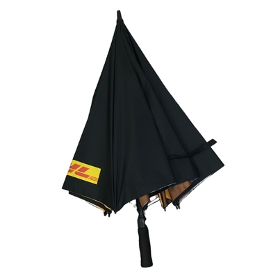 Diameter 130CM Windproof RPET Pongee Double Layer Golf Umbrella