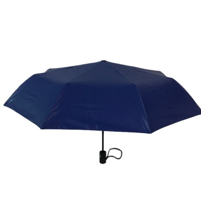 UPF Coating Automatic Folding Umbrella With Double Fiberglass Ribs