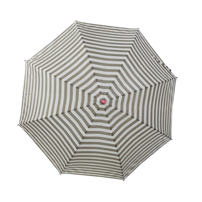 Windproof 23&quot; Polyester 190T Straight Umbrella With Wooden Handle