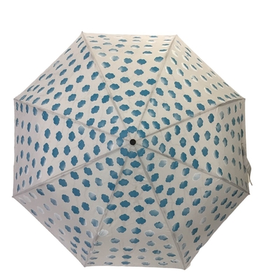 Manual Open Promotion Pongee Fabric Umbrella With Magic Printing