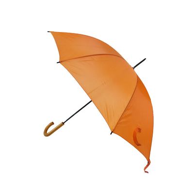 Promotion Plastic Handle Pongee Rain Stick Umbrella