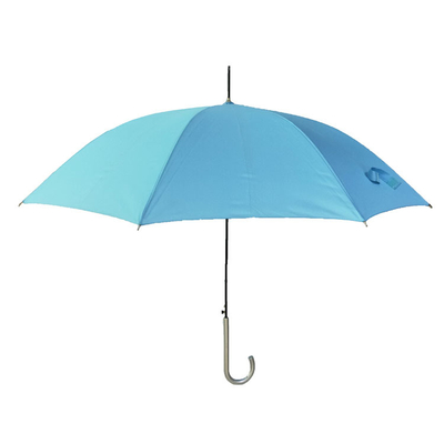 OEM Straight Waterproof Pongee Umbrella With Aluminum Handle