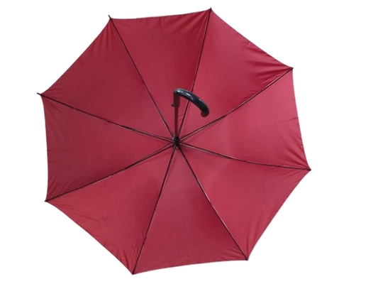 Dia 120cm Auto Open UV Coating Fabric Sun Umbrella With Fiberglass Shaft