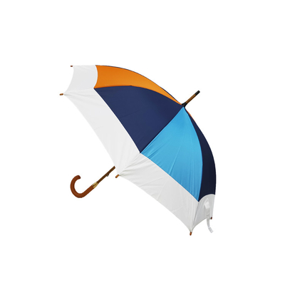 Custom Logo Windproof 23inch Wooden Stick Umbrella