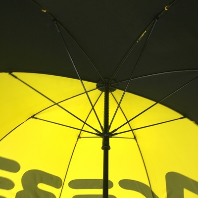 Manual Open Fiberglass Frame Promotional Golf Umbrella With EVA Handle