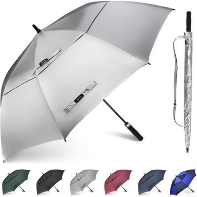 33inch Wind Resistant Fiberglass Logo Promotional Golf Umbrella