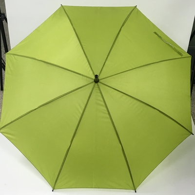 Promotional RPET Pongee Auto Open Stick Umbrella Diameter 105cm
