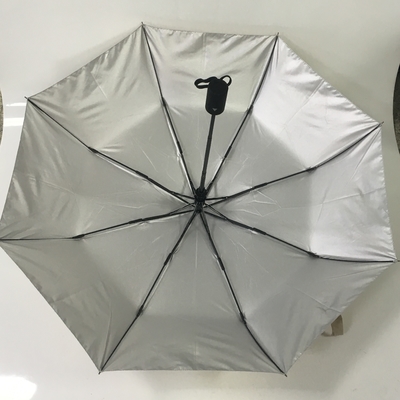 190T Pongee UPF30+ Sun Protection Umbrella With UV Coating