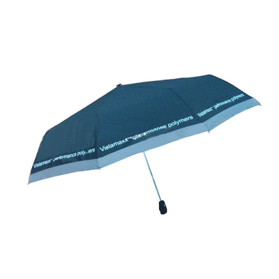SGS Portable Pongee Auto Open Outdoor 3 Folding Rain Umbrella