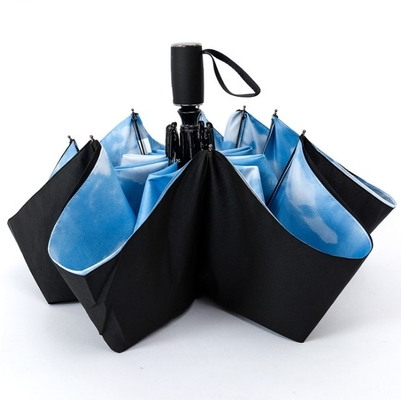 95cm 190T Pongee Fabric Automatic Open Close Foldable Umbrella
