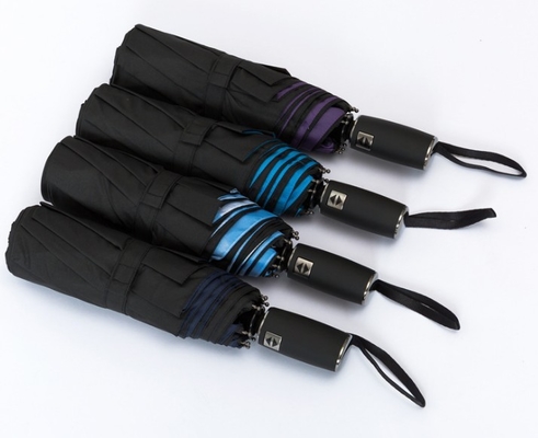 95cm 190T Pongee Fabric Automatic Open Close Foldable Umbrella
