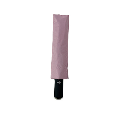 UPF 30 Auto Open Close 3 Folding Umbrella With Blacking UV Coating