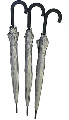 Diameter 105cm 12 Ribs Auto Open Umbrella With UV Coating