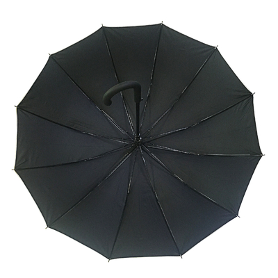 Diameter 105cm 12 Ribs Auto Open Umbrella With UV Coating