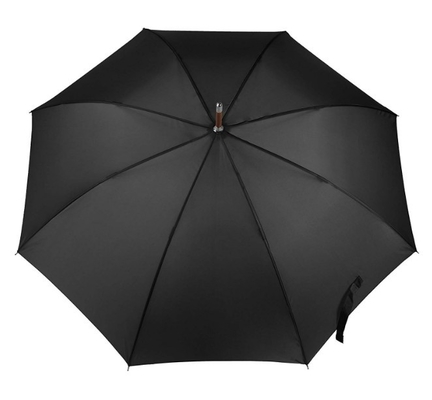 BSCI Normal Standard Size 190T Pongee Fabric Wooden Handle Umbrella