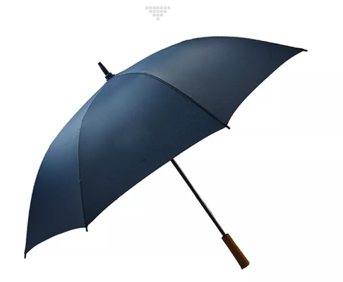 Fiberglass Frame 190T Pongee Straight Windproof Golf Umbrellas
