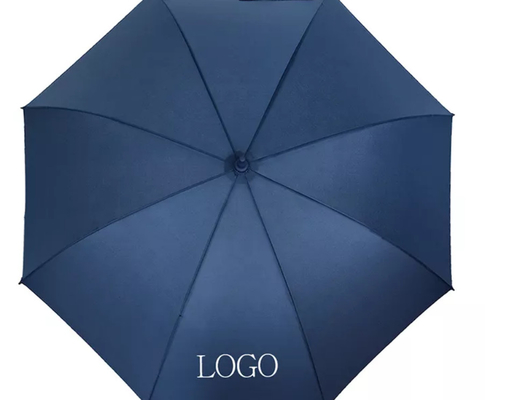 Fiberglass Frame 190T Pongee Straight Windproof Golf Umbrellas