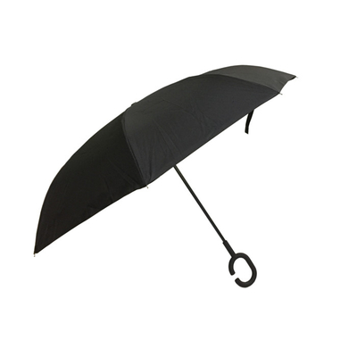Double Layer C Handle Windproof Reverse Inverted Umbrella