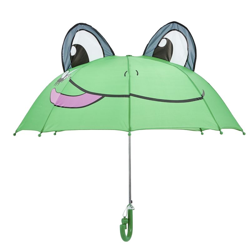 Kids Compact Umbrella with Customizable Printing Durable Polyester Pongee Fabric and Comfortable Plastic Handle