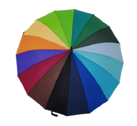 Metal Tips Timber Grip Umbrella For Protection In Color