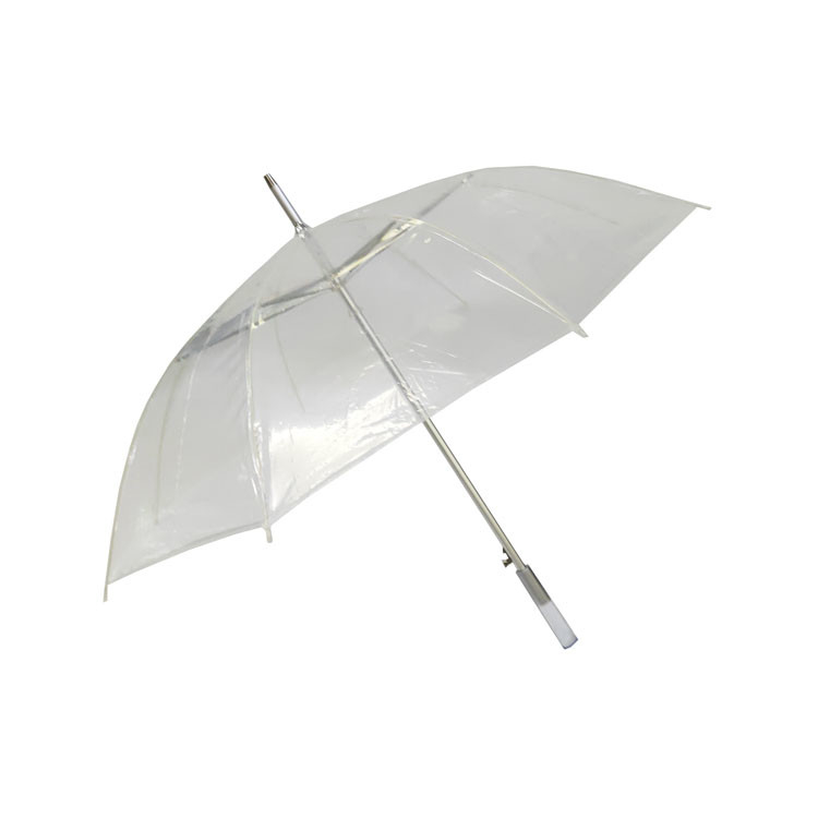 Clear Canopy Umbrella for Rain Fiberglass Ribs and Customized Design 23 Inches with Aluminum Shaft