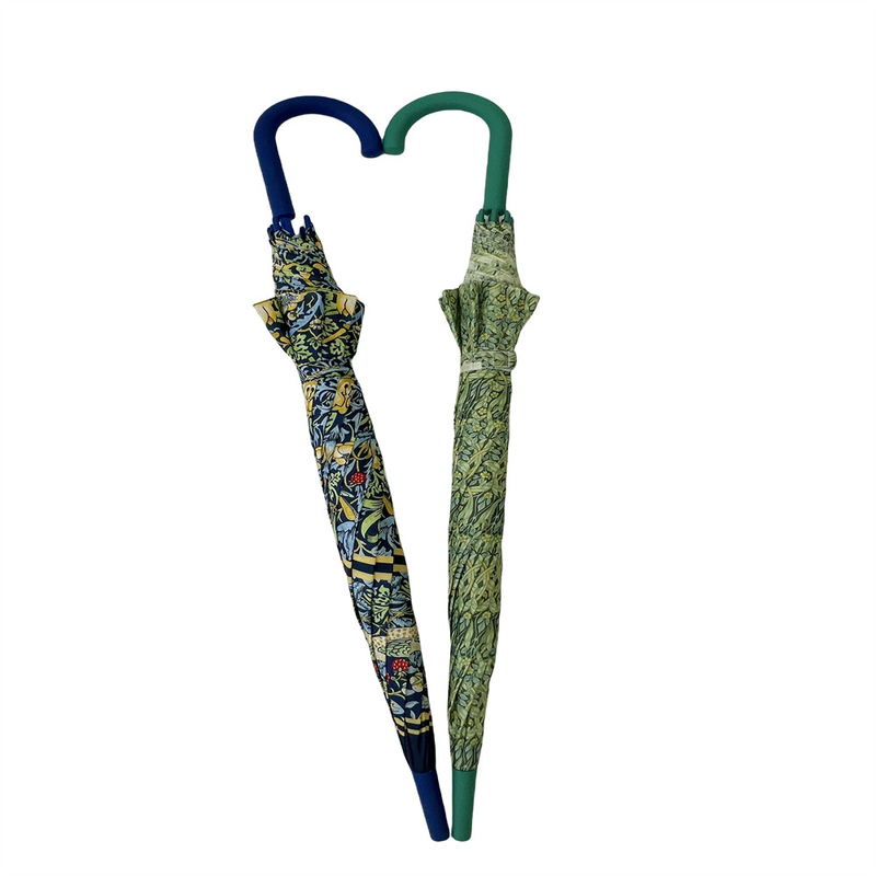 Rubberized Handle Auto Open Close Umbrella For Hot Promotion In 190T Pongee Fabric