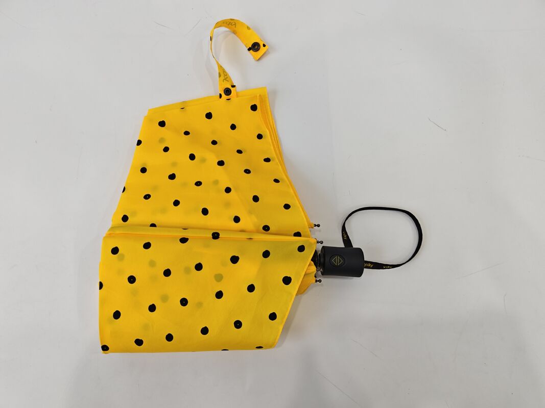 105cm Open Diameter Automatic Travel Umbrella with Rubber Coating Handle and 26CM Folded Length for Easy Portability