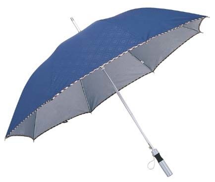 23 Inch Straight Handle Aluminium Umbrella 8 Ribs 190t Pongee With UV Coated