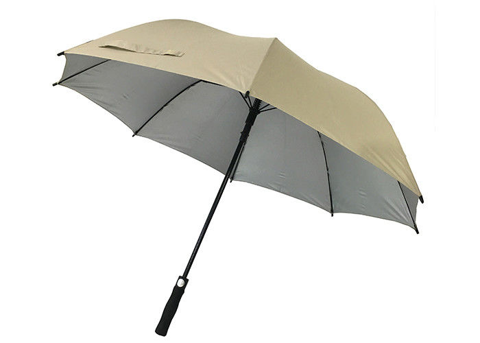 Manual Open Compact Golf Umbrella Storm Proof 27 Inch 8 Panels EVA Handle