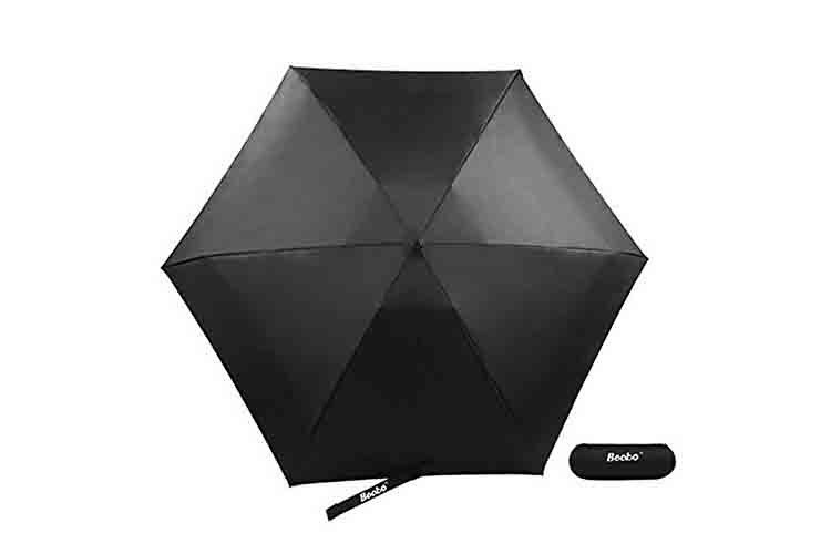 Customized Logo Printing Aluminium Umbrella Manual Open Close Pocket Umbrella